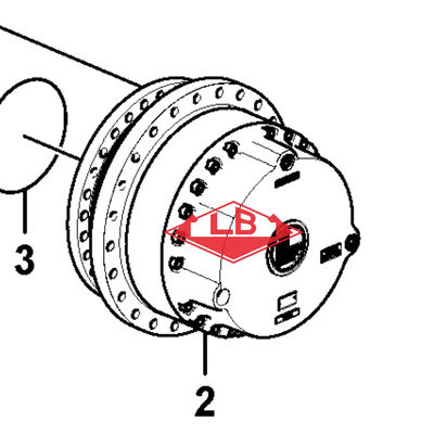 VOLVO EC950 Travel gearbox VOE14676646 drive akhir EC950 VOE14757800