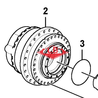 VOLVO EC950 Travel gearbox VOE14676646 drive akhir EC950 VOE14757800